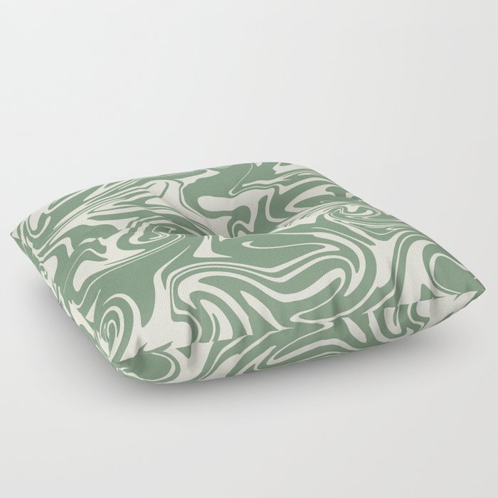 Spill - Green Floor Pillow