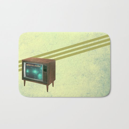 aliens exist - and anything else on tv Bath Mat