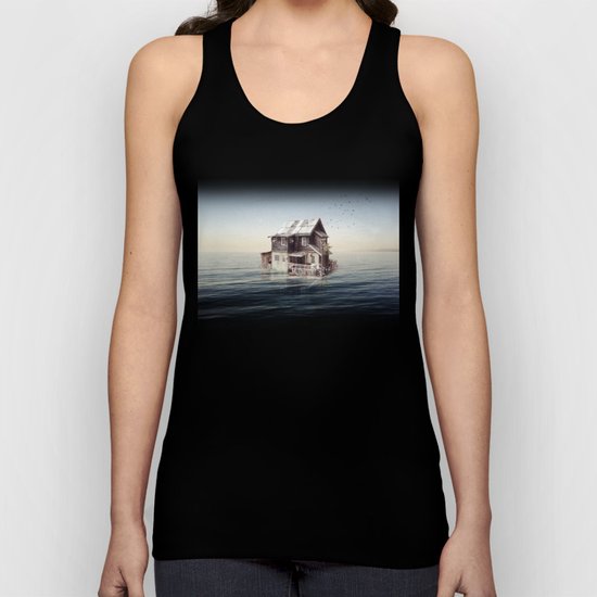 Home on the water Unisex Tank Top