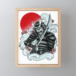 Samurai Framed Mini Art Print