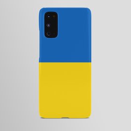 Sapphire and Yellow Solid Colors Ukraine Flag 100 Percent Commission Donated To IRC Read Bio Android Case