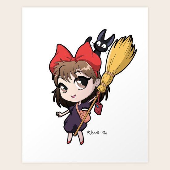 Chibi Kiki Art Print