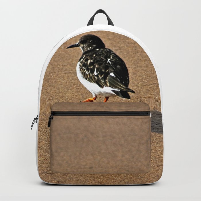 Sandpiper Seashore Coastal Bird Portrait Backpack