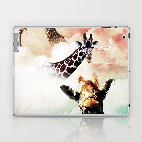 Amusement Park for Giraffes Laptop & iPad Skin