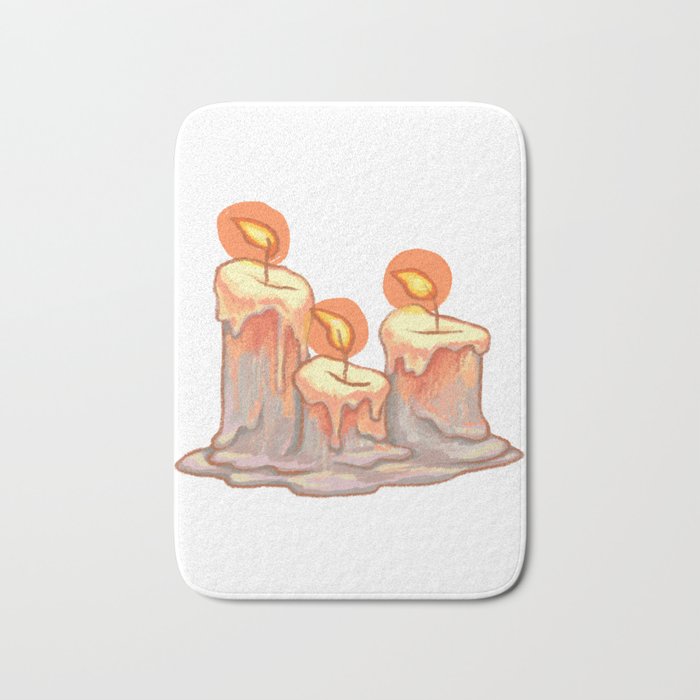 Candle piece Bath Mat