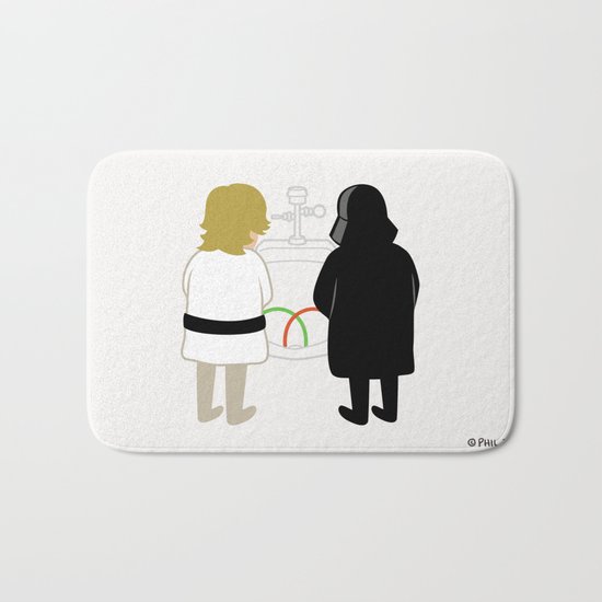 Saber Fight Bath Mat