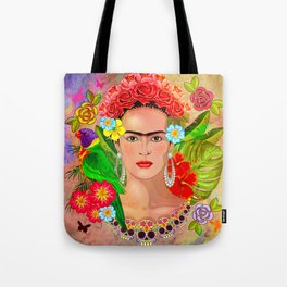 Frida Kahlo painting Tote Bag