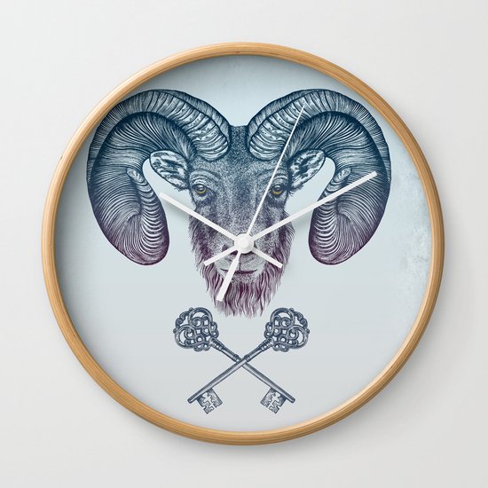 The Ram (Aries) Wall Clock