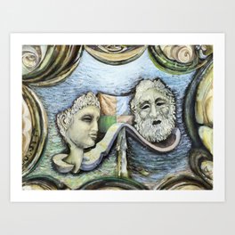 Youth and Old Age Art Print