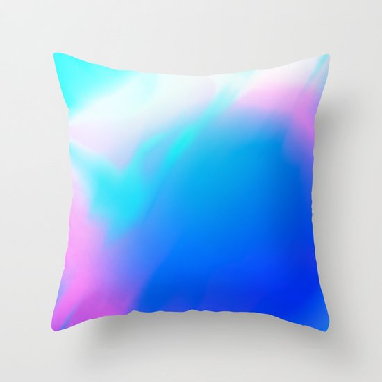 Pastel Vortex Throw Pillow