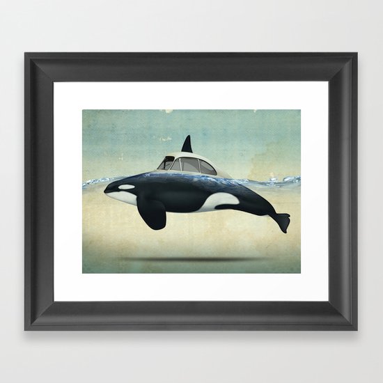 killer car Framed Art Print