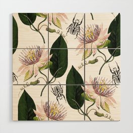 Summer among Passion Flowers Wood Wall Art