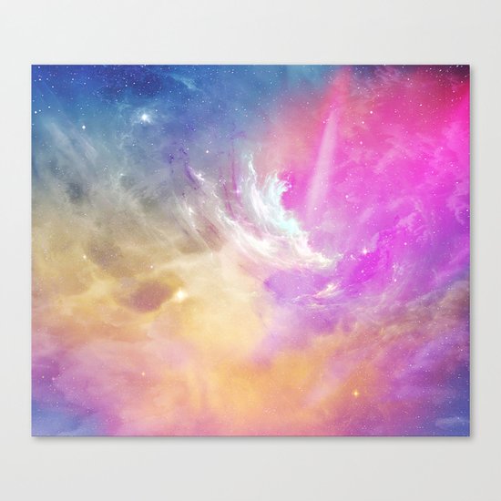 Galactic waves Canvas Print