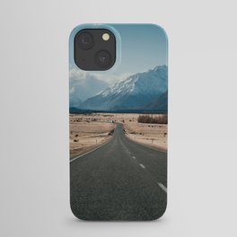 Road to Mt Cook, New Zealand iPhone Case