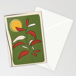 Abstract Plant 02 Stationery Card