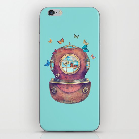 Inner Space - colour option iPhone Skin