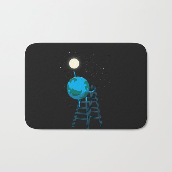 Reach the moon Bath Mat