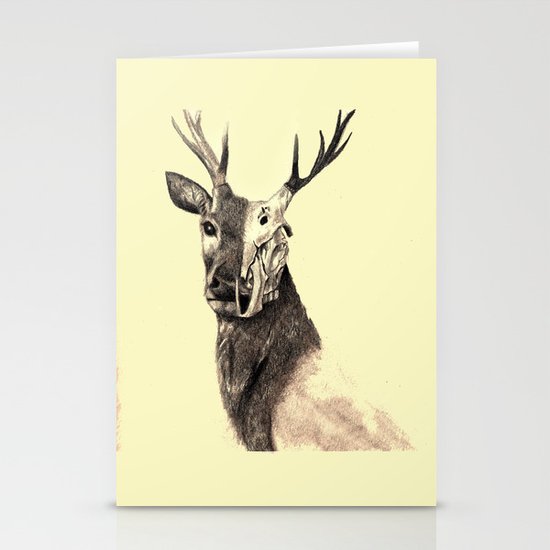 Life and Death piece 2 Stationery Cards