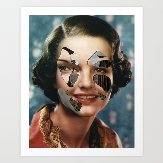 Back/ground (2014) Art Print