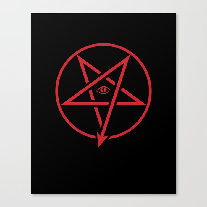 Adversary Pentagram Canvas Print