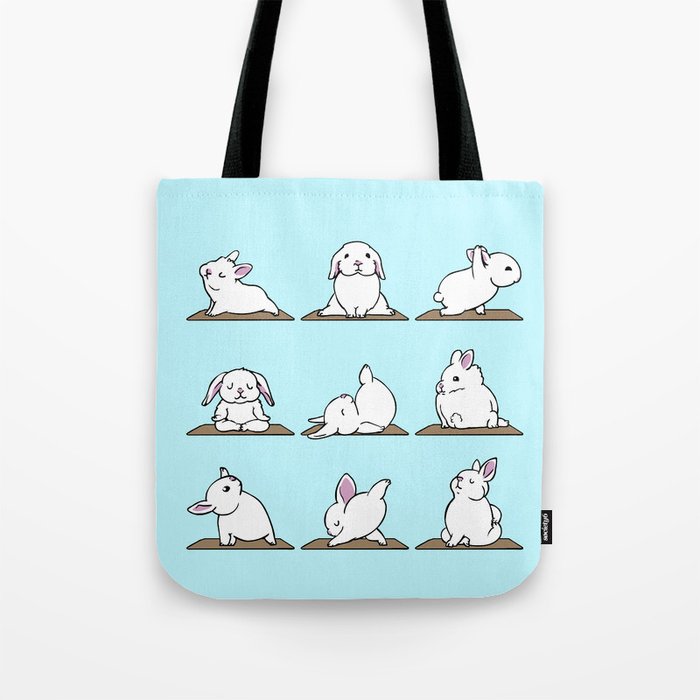 Bunnies Yoga Tote Bag