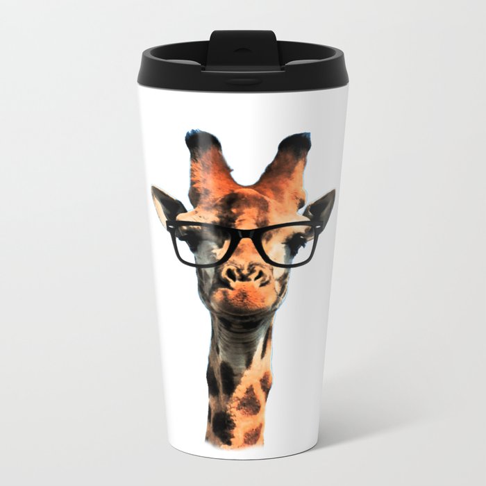 Hipster Giraffe Travel Mug by urbanexclaim | Society6 Hipster Giraffe Travel Mug by urbanexclaim | Society6