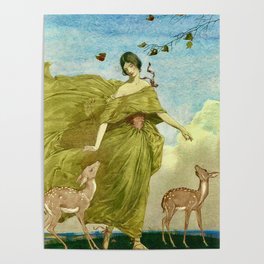 “Spring” by Stanislaus Soutten Longley 1920 Poster
