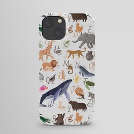 Animal Alphabet iPhone Case