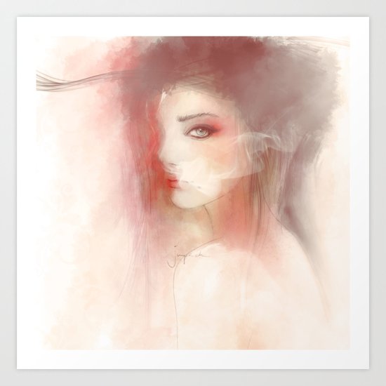 Smoke Art Print