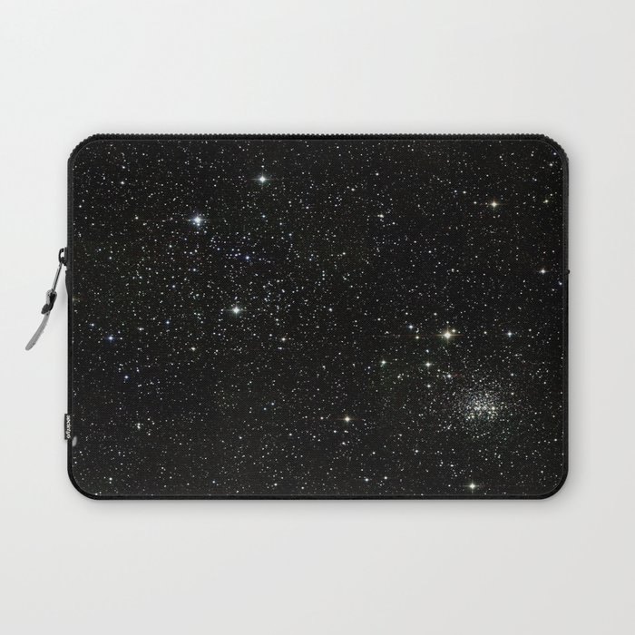 Universe Space Stars Planets Galaxy Black and White Art