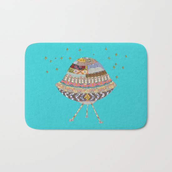 My Spaceship Will Come Bath Mat