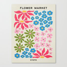 Flower Market 02: Kyoto Canvas Print