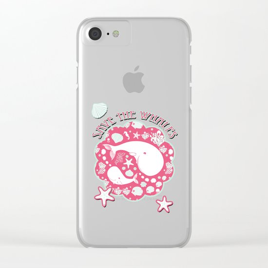 The Whales dance Clear iPhone Case