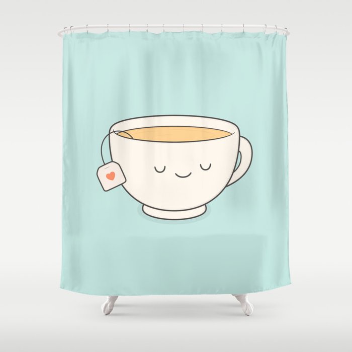 Teacup Shower Curtain