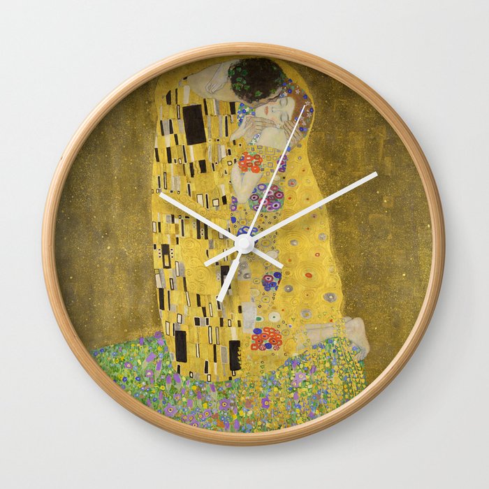 The Kiss - Gustav Klimt Wall Clock