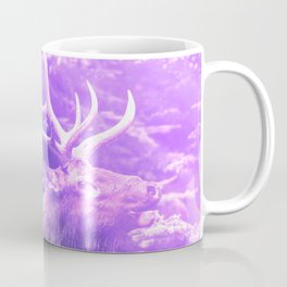 forest elk purple aesthetic wildlife art abstract nature photography Coffee Mug