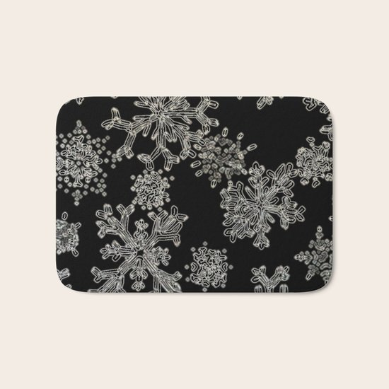 Snowflakes Bath Mat