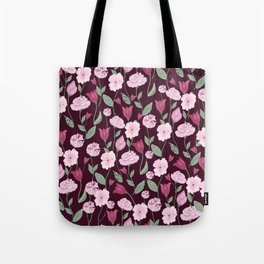 Tulips and Roses Tote Bag
