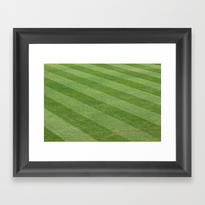 Play Ball! - Freshly Cut Grass - For Bar or Bedroom Framed Art Print