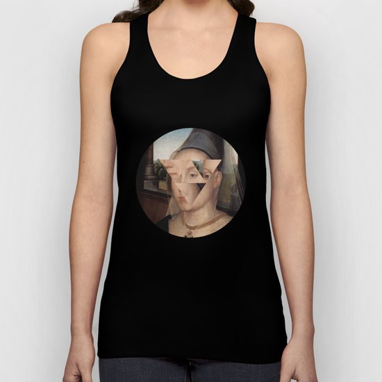 Puzzle face Unisex Tank Top