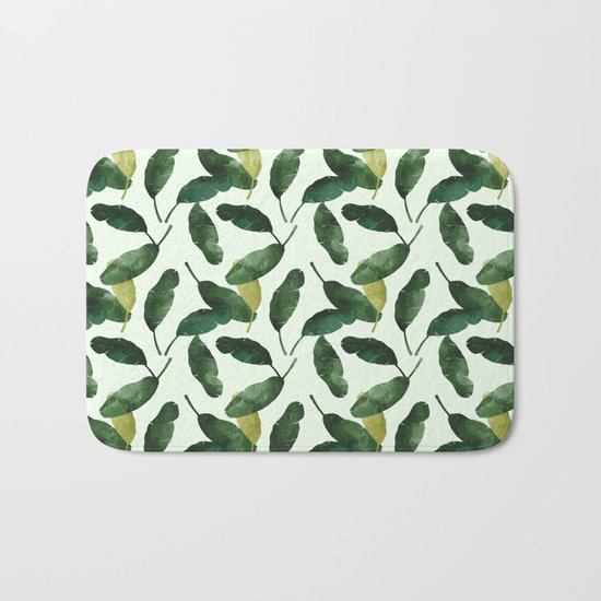 banana leaves Bath Mat