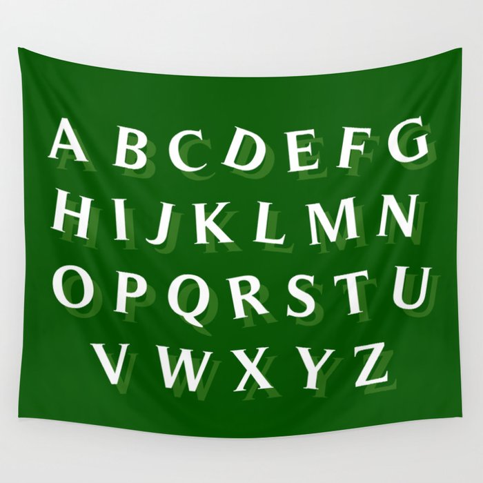 LETTERS (LEARN) Wall Tapestry