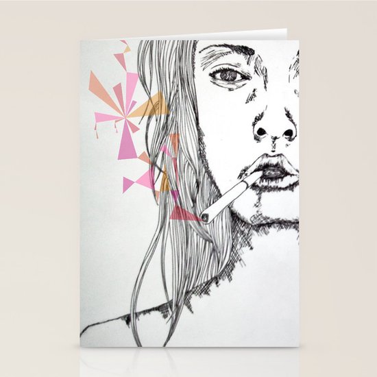 Smoke Stationery Cards