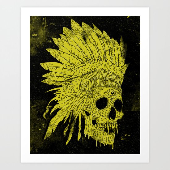 Kid Chief Art Print