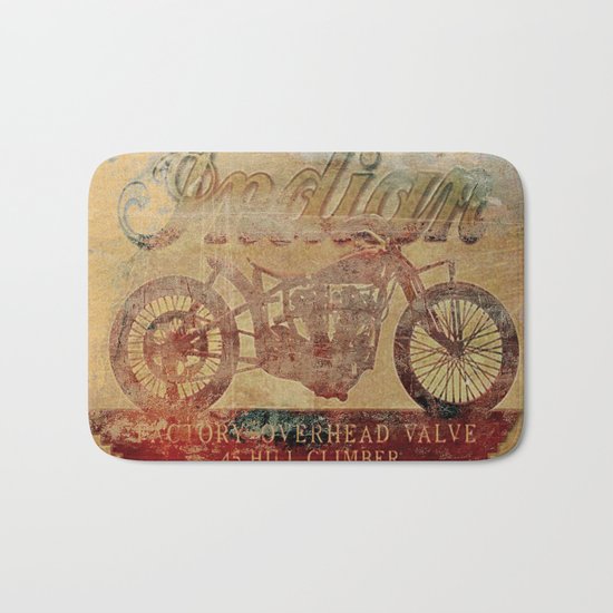 Indian - Vintage Motorcycle Bath Mat