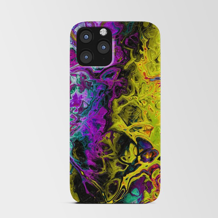 Surrealist Liquid Tie Dye iPhone Card Case
