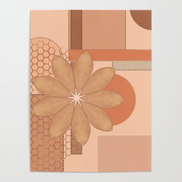 Whimsical Geo Abstract Poster