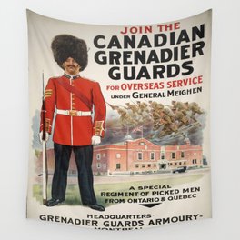 Vintage poster - Canadian Grenadier Guards Wall Tapestry
