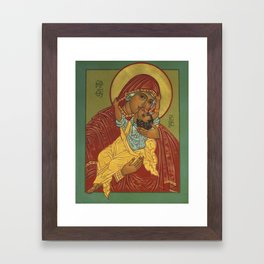 Theotokos Palsolye Framed Art Print