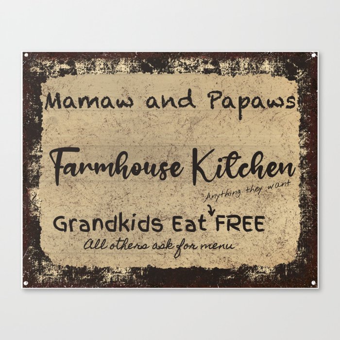 Farmhouse kitchen Canvas Print by TaDaDigitalDesigns Society6